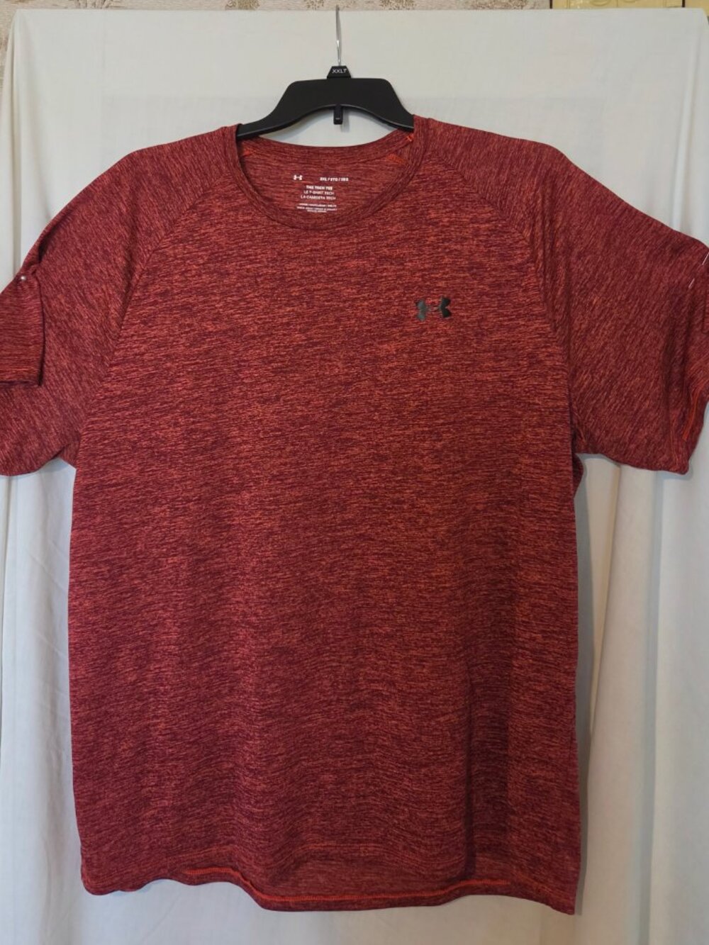 Under Armour Men’s The Tech Tee Red Heather 3XL